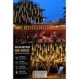 Meteor LED Güneş Enerjili Kayan LED Gün Işığı LED Iç Mekan Dış Mekan Bahçe Teras Yazlık Ev Ofis Dekor Süsleme - 3000K - Gün Işığı