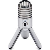 Meteor Mic USB Mikrofon, Taşınabilir Stüdyo Kondansatör Mikrofonu, Chrome