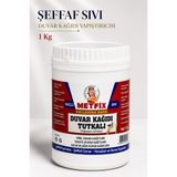 METFİX (1 KG) Şeffaf Sıvı Ovalit Duvar Kağıdı Tutkalı Vinil Tekstil Kağıtları Yapıştırıcısı