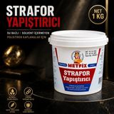 Metfix 1 kg Strafor Yapıştırıcı Su Bazlı Solvent İçermeyen Polistiren Kaplamalar için