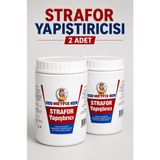 Metfix 2 Adet 1 kg Strafor Yapıştırıcısı Su Bazlı Güçlü Tavan Kaplama Yapıştırıcı - Şeffaf