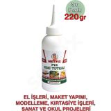 Metfix PVA Hobi Tutkalı 150gr, Şeffaf Donar, Boncuk - Sim - Ahşap - Kağıt - Maket - Modelleme - Kırtasiye