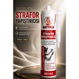 METFİX Strafor Yapıştırıcısı 310 ML Beyaz Akrilik Esaslı Kartonpiyer EPS XPS Yapıştırma Tutkalı 480 Gr