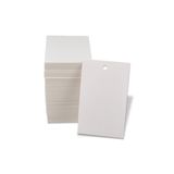 Metin Dereli Beyaz Karton Etiket delikli 100 Adet - 5x9cm