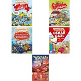 Metin Özdamarlar Geçit Vermez Çanakkale +4 Adet Kitap Set - Hayır