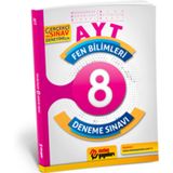 Metin Yayınları AYT Fen Bilimleri 8 Deneme Sınavı