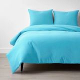 Metinev %100 Pamuk Saten 6 Parça Renk ve Ölçü Seçeneklipremium Nevresim Takımı - Turkuaz - 220 x 240 cm