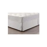 Metinev Beyaz Keten Kuşgözlü Baza Eteği Kalın Kumaş Beyaz Çift Kişilik 140 X 200