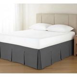 Metinev Metin Ev Premium Baza Eteği Su Itici Leke Tutmaz Düğme Detaylı - Gri - 140 x 200 cm