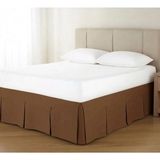 Metinev Metin Ev Premium Baza Eteği Su Itici Leke Tutmaz Düğme Detaylı - Kahverengi - 140 x 200 cm