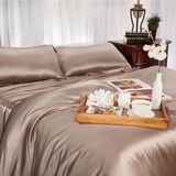 Metinev Prestij Pamuk Saten Nevresim Takımı - Açık Bej - 220 x 240 cm