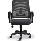 Metis Çalışma Koltuğu, Ofis Sandalyesi, Plastik Ayak, File Sırt, 32 Dns Sünger, Tekerlek Dahil, 57X53X95 cm (Antrasit) - Standart - Çok Renkli