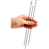 Metler Çuvaldız Düz Iğne 15 cm Çuval Dikme,kalın Kumaş Dikme,koltuk Dikme Çuvaldız 2 Adet