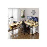 Metmobsan L Tipi Bilgisayar Ve Çalışma Masası Ofis Masası (Dıştan 180X180 Cm Yükseklik 75Cm)