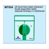Metop MT054 25A Çift Devirli Yıldız Motor Şalteri