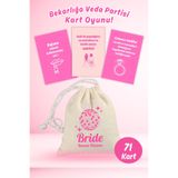 Metranya Bekarlığa Veda 10 Kişilik Etkinlik ve Oyun Kartları Bride To Be Partisi Eğlence Seti Nedime Quiz