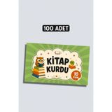 Metranya Kitap Kurdu Başarı Kartı 100 Adet, Öğrenci Motivasyon Kartları Takdir Kartı Ödül Kartları Öğrenci Başarı Kartı Öğrenci Hediye Kartı Ders Çalışma Teşvik Kartı Çocuklar Için Motivasyon Kartı Seti