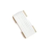 Metre Beyaz Yassı Lastik 0.80 cm Bel Paça Don Lastiği