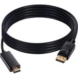 Metre Displayport To HDMI Kablo Display In Hdmı Out Dp To HDMI Çevirici Kablo Dönüştürücü Cabble
