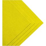 Metrelik Ince Keçe Kumaş Keçe 1 mm Aktivite Keçesi Renkli Keçe 1 Metre (100 cm x 100 Cm) - Sarı