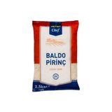 Metro Chef Baldo Pirinç 2,5 Kg - İri Taneli, Düşük Kırık Oranı 3'Li Ekonomik Paket