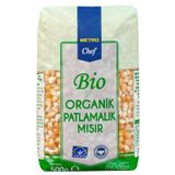 Metro Chef Bio Patlatmalık Mısır 500 G Organik Mısır Taneleri 8'Li Avantaj Paketi