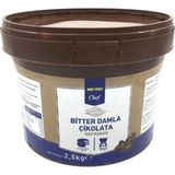 Metro Chef Bitter Damla Çikolata 2,5 Kg.(2500Gr) Miniorganik