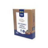 Metro Chef Çift Renkli Damla Çikolata 250 G