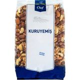 Metro Chef Karışık Kuruyemiş 1 Kg Çiğ - Fındık, Badem, Ceviz, Kaju
