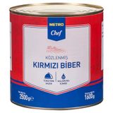 Metro Chef Közlenmiş Biber 2,5 Kg - Taze Kapya Biber Salamura 2'Li Ekonomik Paket