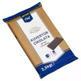 Metro Chef Kuvertür 2,5 Kg %70 Bitter (2'Li Paket)