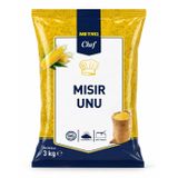 Metro Chef Mısır Unu, İnce Granüllü, 3 kg | Kilitli Ambalaj, 356 kcal/100 g, Yerli Üretim, Gluten İçerebilir, Serin Ortamda Saklayın