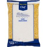 Metro Chef Sarı Mercimek 1 kg - Yaprak Tane Yapısında, Çorbalık Bakliyat 4'li Avantaj Paketi - 4 Adet