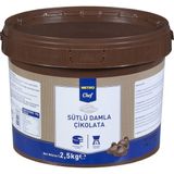 Metro Chef Sütlü Damla Çikolata 2,5 kg Pastacılık Için 2'li Ekonomik Paket - 2 Adet
