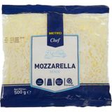 Metro Chef Tam Yağlı Rende Mozzarella 500 G (4'li Paket)