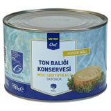 Metro Chef Ton Balığı Msc Sertifikalı 1705G Ayçiçek Yağında İri Parçalı 2'Li Ekonomik Paket