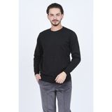 Metropolitan Erkek Bisiklet Yaka Triko Kazak 6242000 Siyah - 2XL