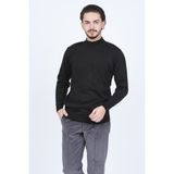 Metropolitan Erkek Yarım Balıkçı Triko Kazak 6241000 Siyah - 2XL