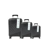 Metropolitan Sdr 102 Pp Valiz Seti - Büyük + Orta + Kabin Boy - Siyah