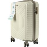 Metropolitan Sdr 103 Pp Valiz - Büyük Boy - Kemik - Gri