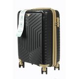 Metropolitan SDR 103 PP Valiz - Orta Boy Siyah-Şampanya-Siyah-Sampanya