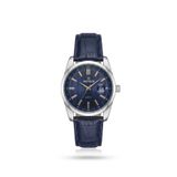 METRUM MTR501052 Erkek Kol Saati Lacivert Deri Lacivert Erkek Saat - Navy Croco Gold Baton Tarihli Quartz