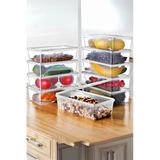 Metsar Home 20’li Set Kendinden Kapaklı Buzdolabı Difriz Saklama Kabı 2 Lt.