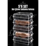 Metsar Home 5 Adet Şeffaf Bot-Çizme Saklama Kutusu İstiflenebilir, Ayakkabı Düzenleyici Şeffaf Ayakkabı Kutusu