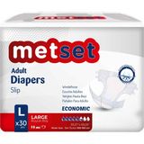 Metset Bel Bantlı Ekonomik 5.5 Damla Large 30 Adet Yetişkin Hasta Bezi