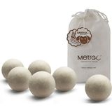 Metsgo (6 Adet) Yün Kurutma Topu - Doğal Yumuşatıcı- Kırışık Giderici - Kurutma Makinesi I� - 0,25 gr
