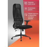 Metta Ergolife Sit 8 Ergonomik Fileli Yönetici Koltuğu / Ofis Sandalyesi - Da.d.1.243 Siyah