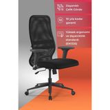 Metta Ergolife Sit 8 Ofis Koltuğu | Tekerlekli, Fileli, Ayarlanabilir Bilgisayar Sandalyesi -DF.D.1.243 - Siyah