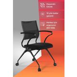 METTA Ergolife Sit Air Ofis Koltuğu | Bel Destekli, Fileli, Siyah, Bilgisayar Sandalyesi -572.60.1.682