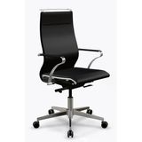 Metta Ergolife Synchrosit Well Ergonomik Ofis Sandalyesi | Siyah, Deri Çalışma Sandalyesi - 265.5D.1.544